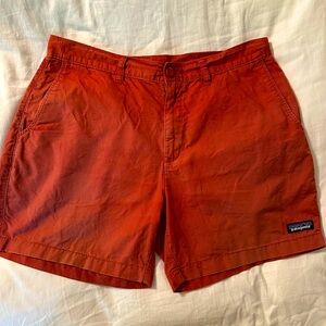 Men’s Red Hemp/Cotton Patagonia Shorts 34”